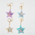 Iridescence PVC Star Keychain